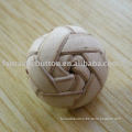 hand-made split leather buttons for decoration